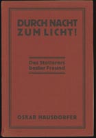Hausd&ouml;rfer: Durch Nacht zum Licht, 1921
