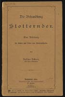 Scharr: Die Behandlung Stotternder, 1894